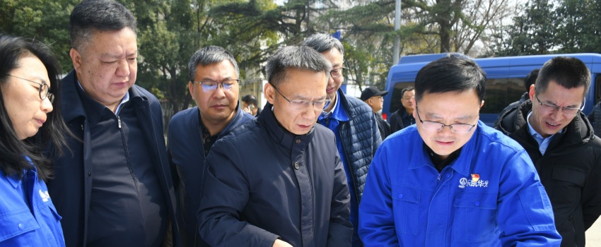 集團公司黨組成員、總會計師陳林到樂凱華光調(diào)研